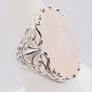 Blush Pink Quartz  Ring